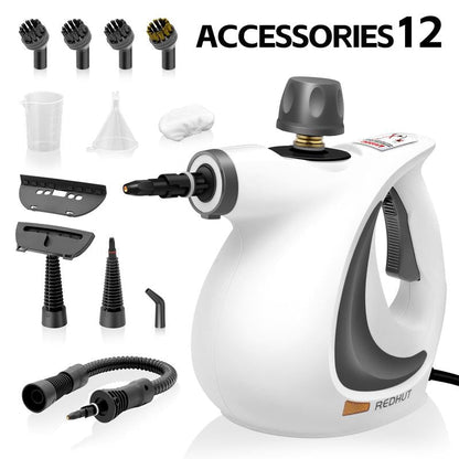 Redhut [2026] Handheld Pressurized Multifunctional Steam Cleaner